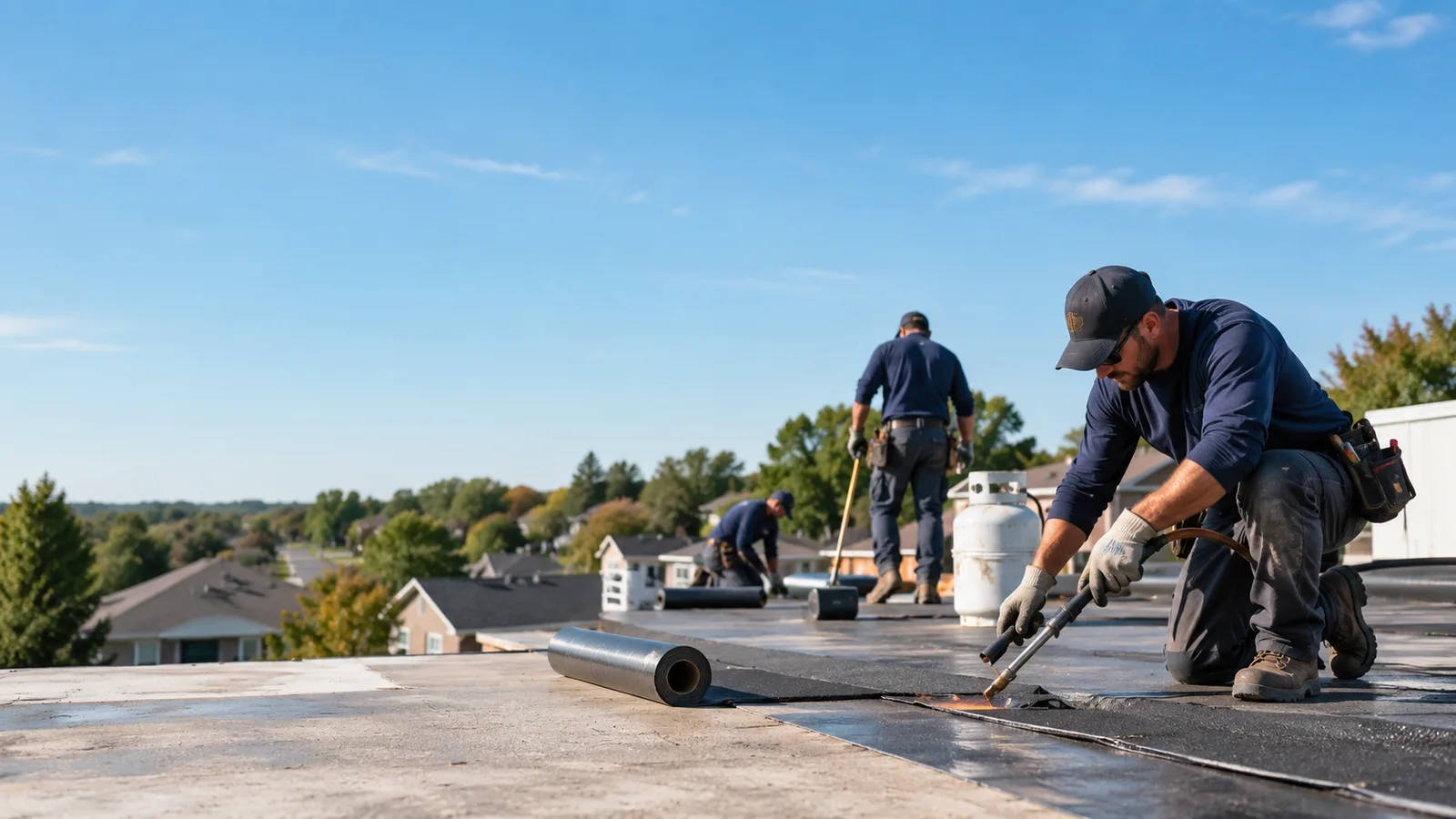 Flat Roof Leak Repair providers in Curran, MI